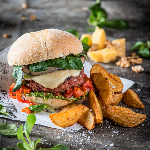 The Vegetarian Butcher Raw NoBeef Burger Horecatel 2022