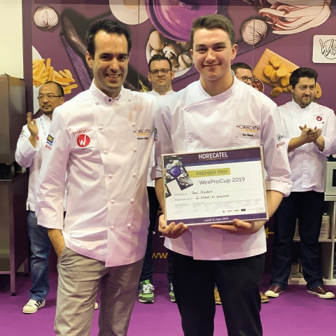 Maxime Collard et Tom Pierat, lauréat 2019 WexProCup Horecatel